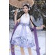 Ichigo Mikou Night Sakura Water Lantern Qipao Style JSK(Leftovers)